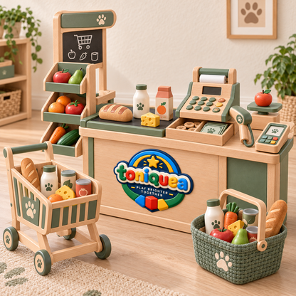 Toniquea Little Market Shopping Set
