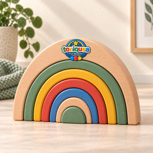 Toniquea Wooden Arch Building Set