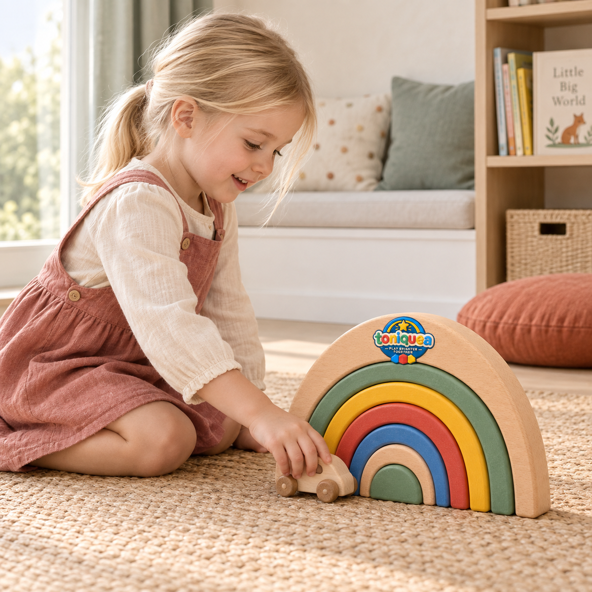 Toniquea Wooden Arch Building Set