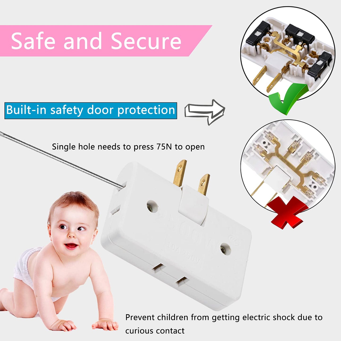 (🔥2025Last Day Promotion  - 49% off)2025-180 Degrees Rotatable Socket Converter